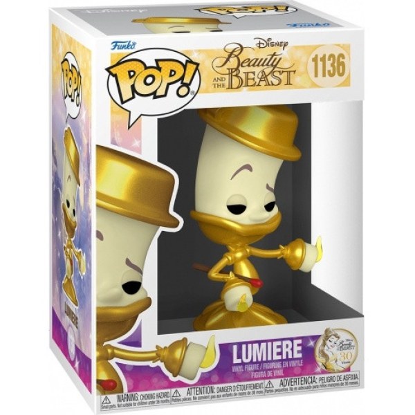 FUNKO POP! 1136 – DISNEY DIE SCHÖNE UND DAS BIEST – LUMIERE