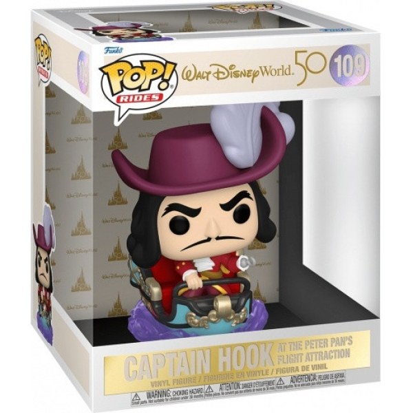 FUNKO POP! 109 – 50. JUBILÄUM VON DISNEY WORLD – ATTRAKTIONSFLUG MIT PETER PANS CAPTAIN HOOK
