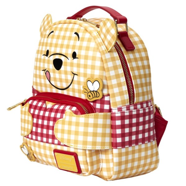 WINNIE PUUH GINGHAM MINI-RUCKSACK - DISNEY LOUNGEFLY