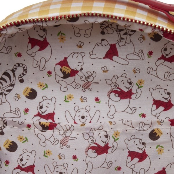 WINNIE PUUH GINGHAM MINI-RUCKSACK - DISNEY LOUNGEFLY