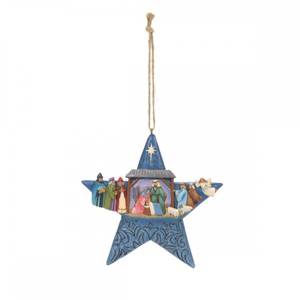 Krippenstern-Ornament – ​​Jim Shore Heartwood Creek
