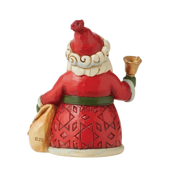 WEIHNACHTSMANN MIT GLOCKE - JIM SHORE HEARTWOOD CREEK