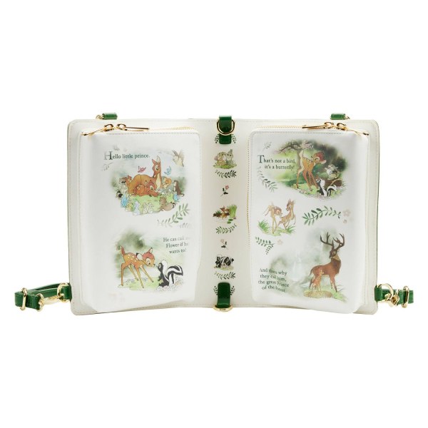 Wandelbare Umhängetasche der Bambi Book Series – Disney Loungefly