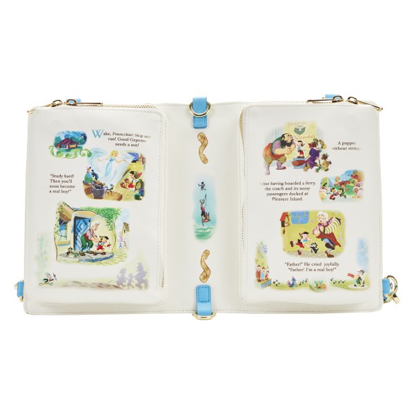 PINOCCHIO BOOK SERIES UMHÄNGETASCHE – DISNEY LOUNGEFLY