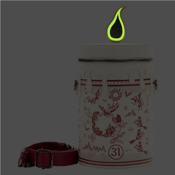 BLACK FLAME HOCUS POCUS UMHÄNGETASCHE (LEUCHT IM DUNKEL) – DISNEY LOUNGEFLY