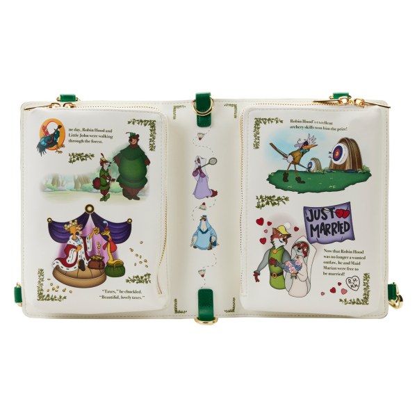 ROBIN HOOD CLASSIC BOOK WANDELBARE UMHÄNGETASCHE – DISNEY LOUNGEFLY