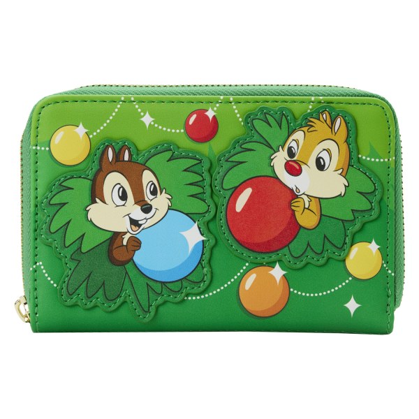 WEIHNACHTSKRANZ-CHIP- UND DALE-BRIEFTASCHE – DISNEY LOUNGEFLY