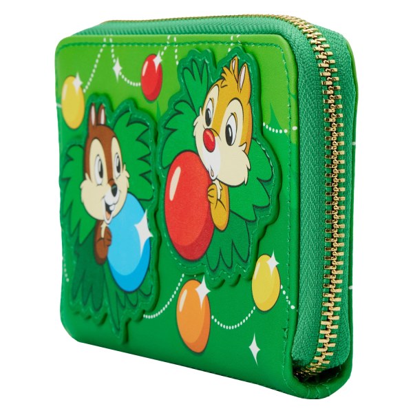 WEIHNACHTSKRANZ-CHIP- UND DALE-BRIEFTASCHE – DISNEY LOUNGEFLY