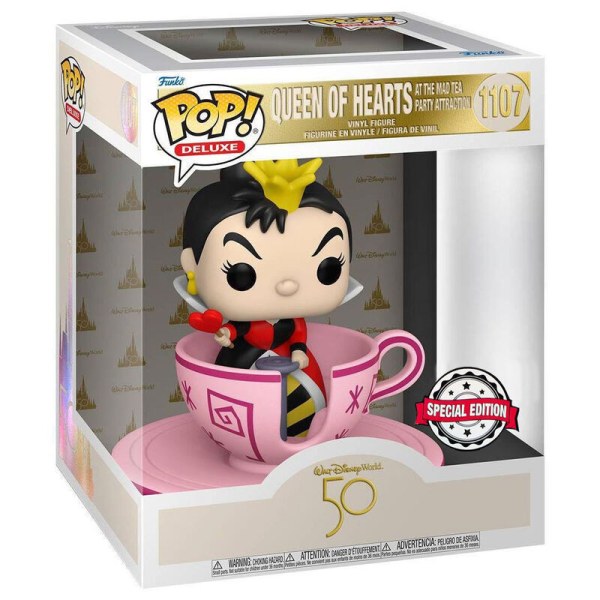 FUNKO POP! 1107 SONDERAUSGABE – DISNEY WORLD 50. KÖNIGIN DER HERZEN IN BECHER – ALICE IM WUNDERLAND