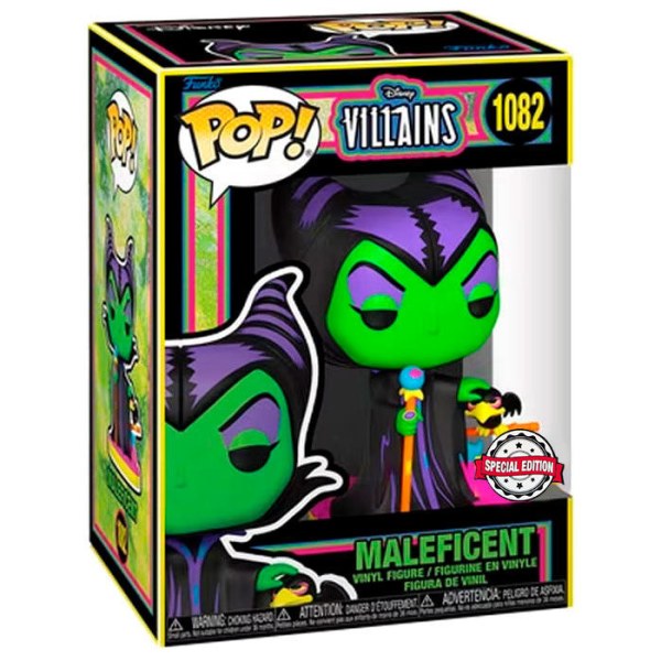 FUNKO POP! 1082 – MALEFICENT BLACK LIGHT – DORNRÖSCHEN – SONDERAUSGABE