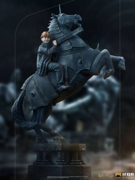 RON WEASLEY BEIM ZAUBERER-SCHACHBRETT KUNST ART SCALE - HARRY POTTER