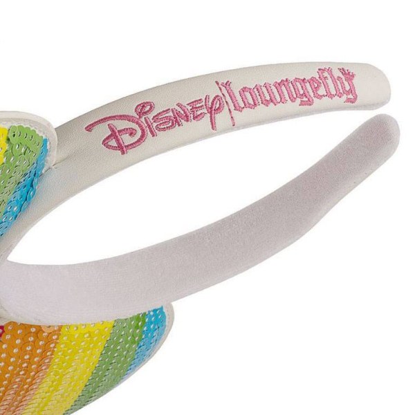 MINNIE MOUSE PAILLETTEN-REGENBOGEN-STIRNBAND – DISNEY LOUNGEFLY