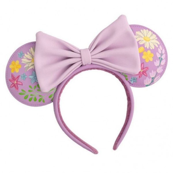 STIRNBAND MINNIE BESTICKTE BLUMEN – DISNEY LOUNGEFLY