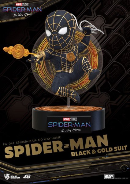EGG ATTACK SPIDER-MAN NO WAY HOME – SPIDER-MAN-ANZUG IN SCHWARZ UND GOLD