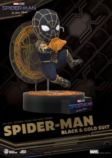 EGG ATTACK SPIDER-MAN NO WAY HOME – SPIDER-MAN-ANZUG IN SCHWARZ UND GOLD