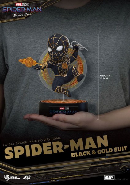 EGG ATTACK SPIDER-MAN NO WAY HOME – SPIDER-MAN-ANZUG IN SCHWARZ UND GOLD