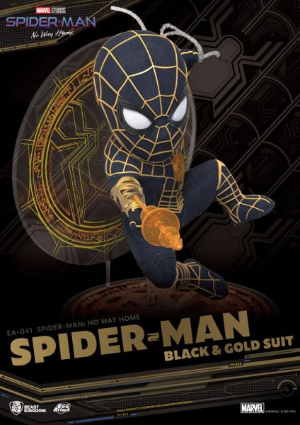 EGG ATTACK SPIDER-MAN NO WAY HOME – SPIDER-MAN-ANZUG IN SCHWARZ UND GOLD