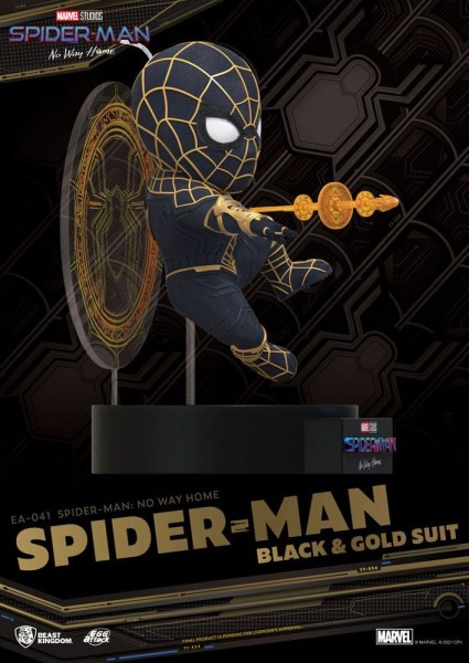 EGG ATTACK SPIDER-MAN NO WAY HOME – SPIDER-MAN-ANZUG IN SCHWARZ UND GOLD