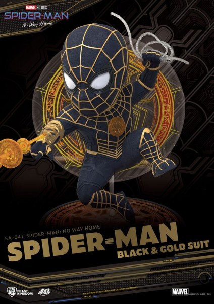 EGG ATTACK SPIDER-MAN NO WAY HOME – SPIDER-MAN-ANZUG IN SCHWARZ UND GOLD