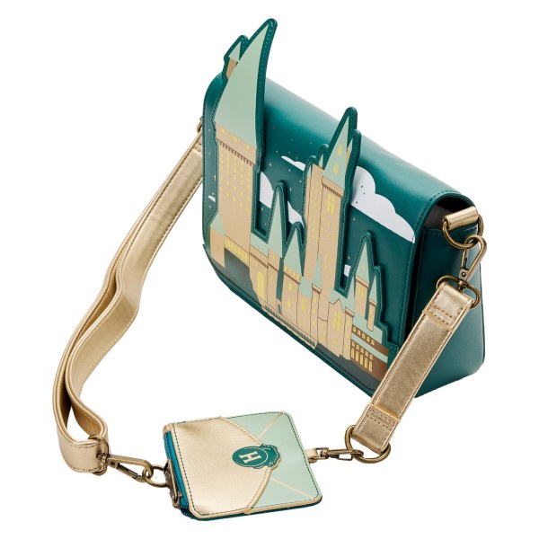 GOLDENE HOGWARTS UMHÄNGETASCHE - HARRY POTTER LOUNGEFLY