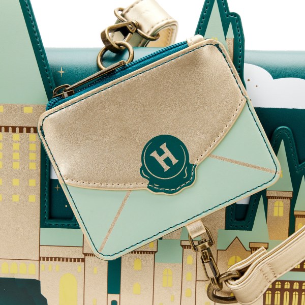 GOLDENE HOGWARTS UMHÄNGETASCHE - HARRY POTTER LOUNGEFLY