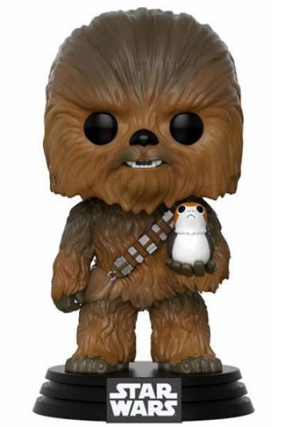 FUNKO POP! 195 – CHEWBACCA & PORG – STAR WARS VIII