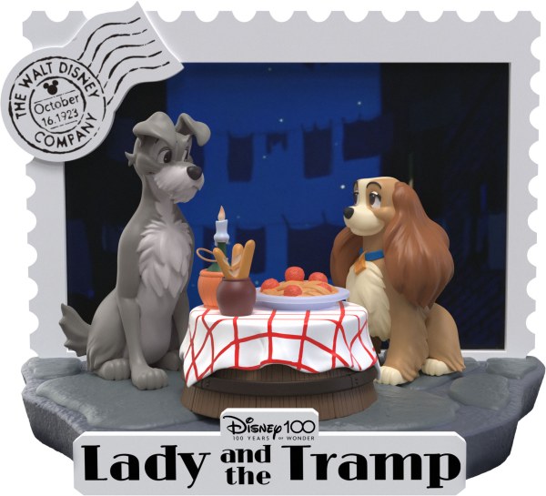 DIORAMA LADY AND THE TRAMP – DISNEY 100. JUBILÄUM D-STAGE