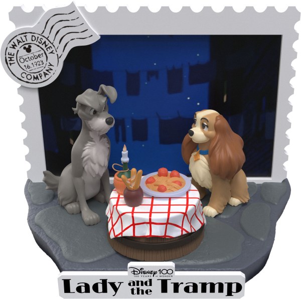 DIORAMA LADY AND THE TRAMP – DISNEY 100. JUBILÄUM D-STAGE