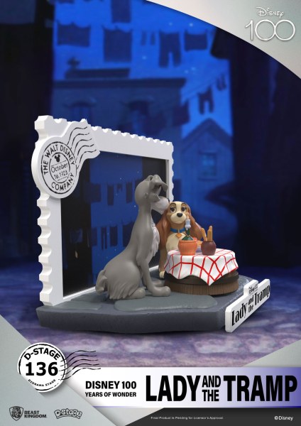 DIORAMA LADY AND THE TRAMP – DISNEY 100. JUBILÄUM D-STAGE