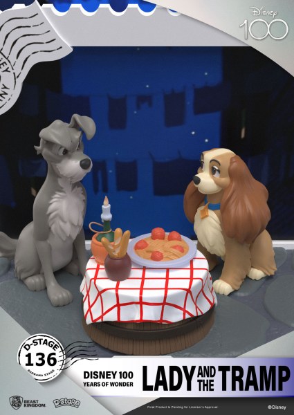 DIORAMA LADY AND THE TRAMP – DISNEY 100. JUBILÄUM D-STAGE