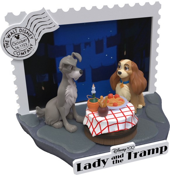 DIORAMA LADY AND THE TRAMP – DISNEY 100. JUBILÄUM D-STAGE