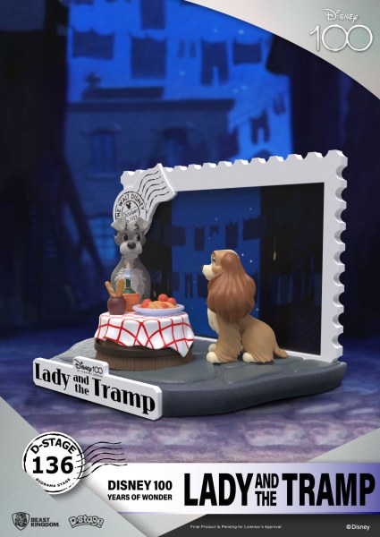 DIORAMA LADY AND THE TRAMP – DISNEY 100. JUBILÄUM D-STAGE