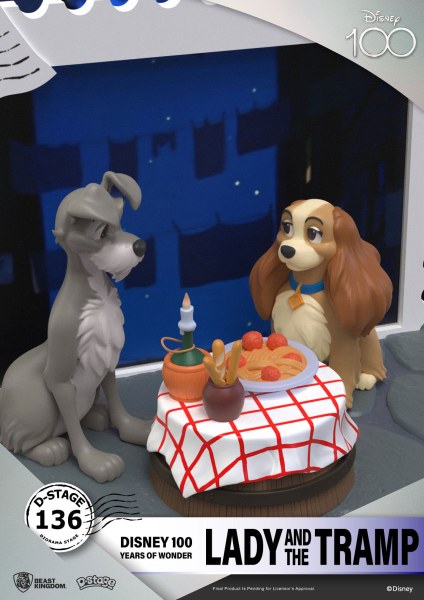 DIORAMA LADY AND THE TRAMP – DISNEY 100. JUBILÄUM D-STAGE