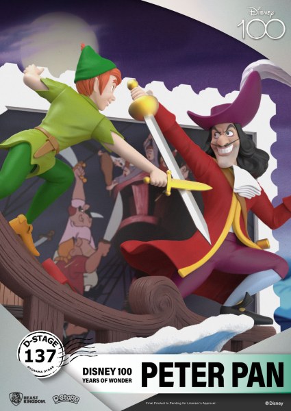 DIORAMA PETER PAN – DISNEY 100. JUBILÄUM D-STAGE