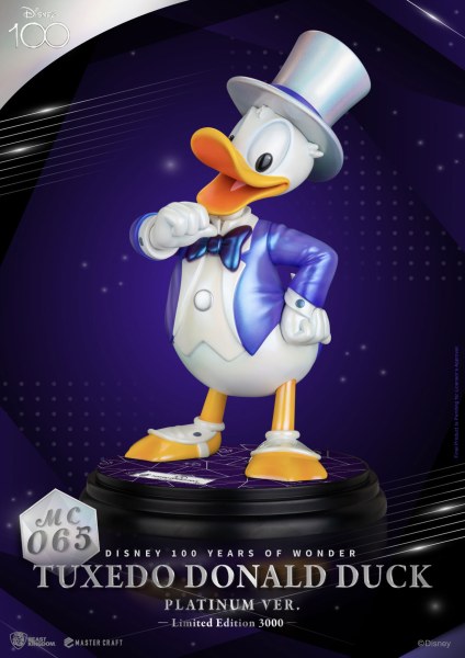 SMOKING DONALD PLATINUM-VERSION – DISNEY MASTERCRAFT