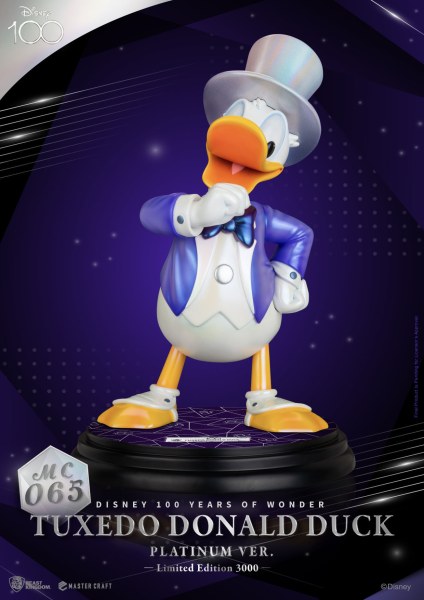 SMOKING DONALD PLATINUM-VERSION – DISNEY MASTERCRAFT
