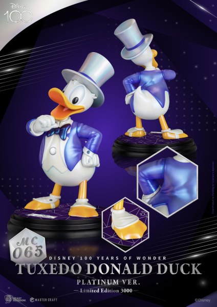 SMOKING DONALD PLATINUM-VERSION – DISNEY MASTERCRAFT