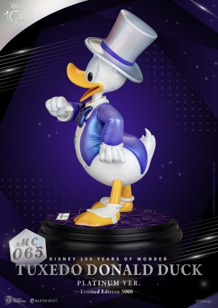 SMOKING DONALD PLATINUM-VERSION – DISNEY MASTERCRAFT