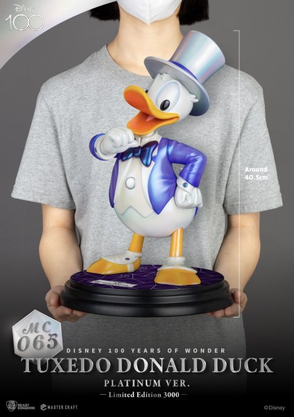 SMOKING DONALD PLATINUM-VERSION – DISNEY MASTERCRAFT