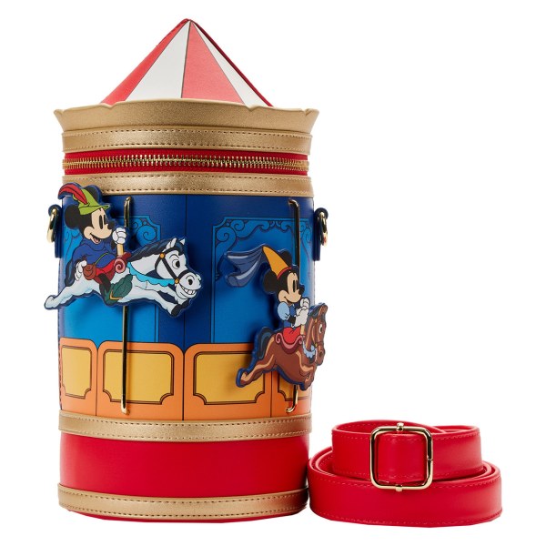 MICKEY & MINNIE BRAVE LITTLE TAILORS KARUSELL-UMHÄNGERTASCHE – DISNEY LOUNGEFLY