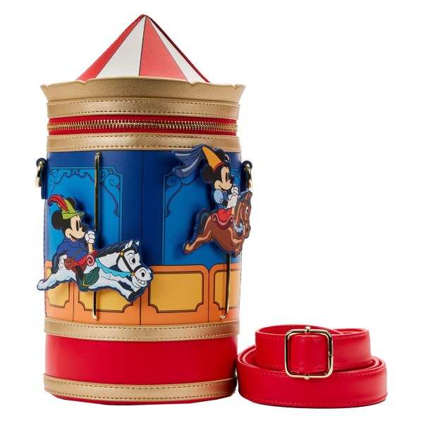 MICKEY & MINNIE BRAVE LITTLE TAILORS KARUSELL-UMHÄNGERTASCHE – DISNEY LOUNGEFLY