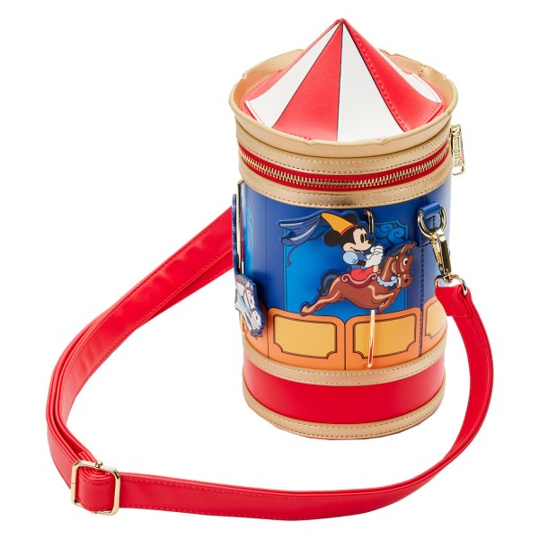 MICKEY & MINNIE BRAVE LITTLE TAILORS KARUSELL-UMHÄNGERTASCHE – DISNEY LOUNGEFLY