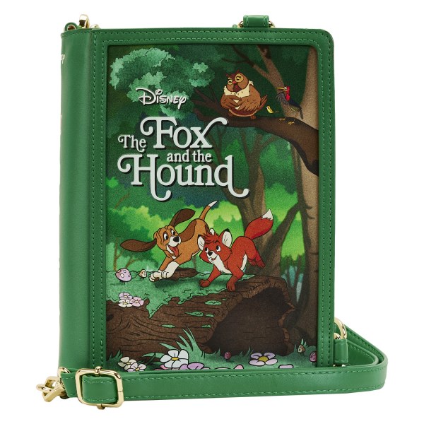 KLASSISCHE BUCH-UMHÄNGETASCHE „DER FUCHS UND DER HUND“ – DISNEY LOUNGEFLY