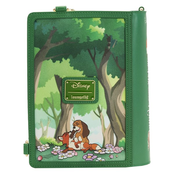 KLASSISCHE BUCH-UMHÄNGETASCHE „DER FUCHS UND DER HUND“ – DISNEY LOUNGEFLY
