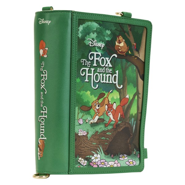 KLASSISCHE BUCH-UMHÄNGETASCHE „DER FUCHS UND DER HUND“ – DISNEY LOUNGEFLY
