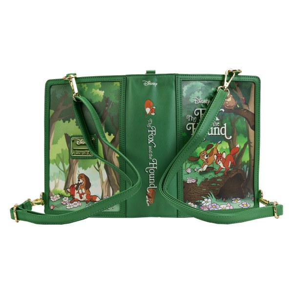 KLASSISCHE BUCH-UMHÄNGETASCHE „DER FUCHS UND DER HUND“ – DISNEY LOUNGEFLY