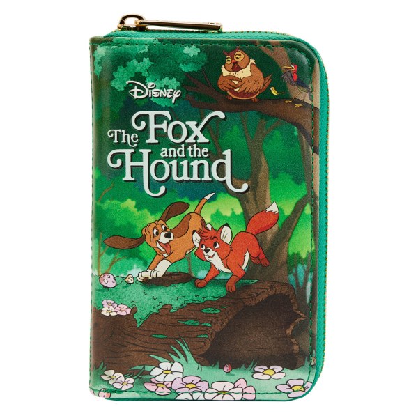 KLASSISCHE BÜCHERBRIEFTASCHE „DER FUCHS UND DER HUND“ – DISNEY LOUNGEFLY