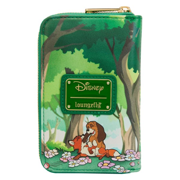 KLASSISCHE BÜCHERBRIEFTASCHE „DER FUCHS UND DER HUND“ – DISNEY LOUNGEFLY