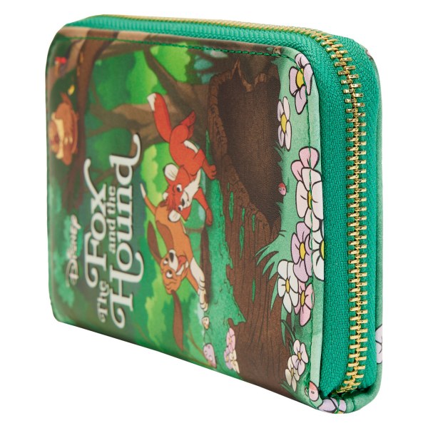 KLASSISCHE BÜCHERBRIEFTASCHE „DER FUCHS UND DER HUND“ – DISNEY LOUNGEFLY