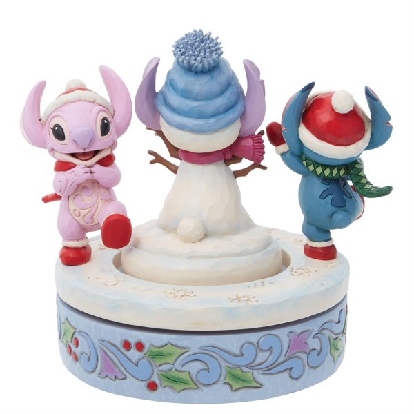 STITCH & ANGEL BAUEN EINEN ROTIERENDEN SCHNEEMANN – DISNEY TRADITIONS